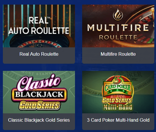 table games all slots casino